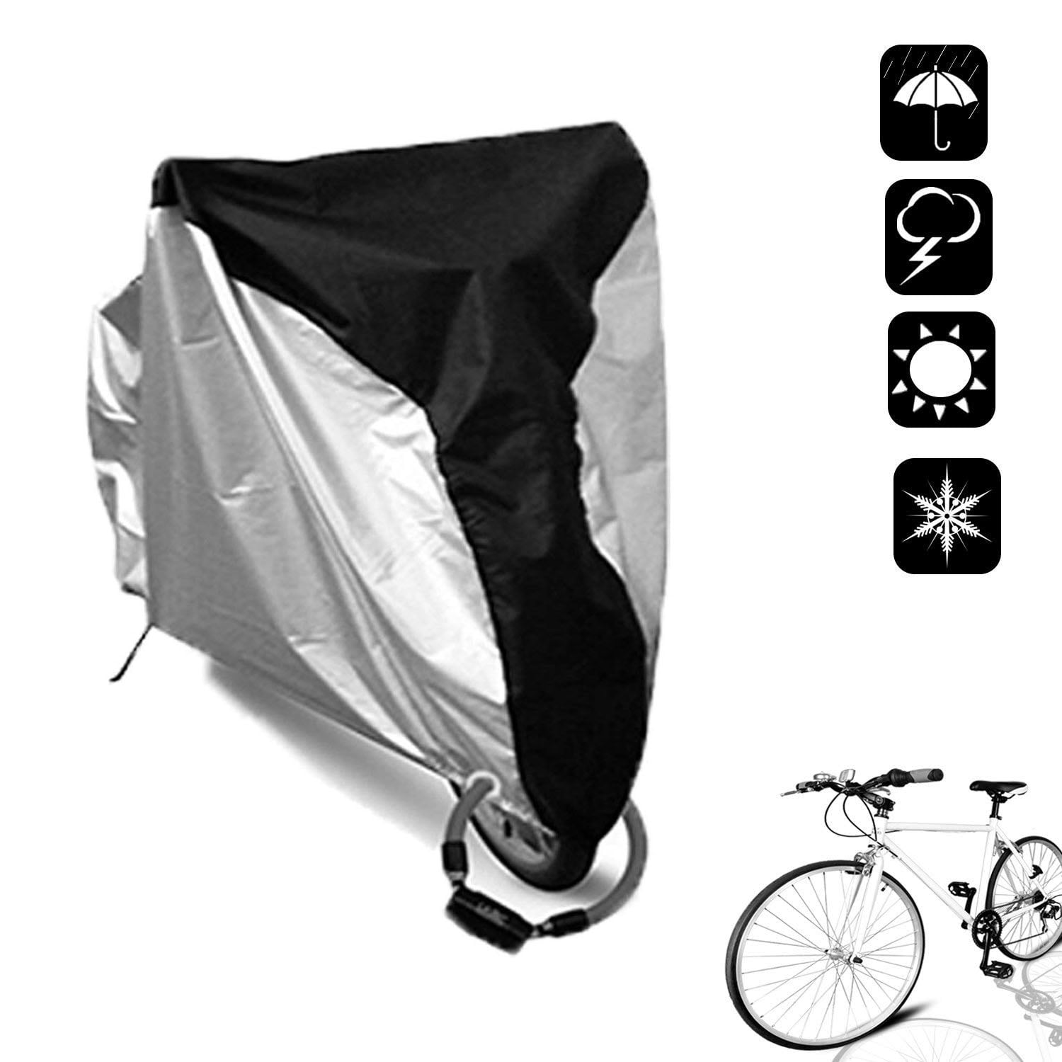 Mountain Bike Bicycle Rain Cover Waterproof Heavy Duty Dust Cover w Storage Bag 