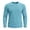A25-Light Blue, variant on Kalauyu Mens Waffle Knit Textured Shirts Long Sleeve Round Neck Blouse Soft Stretch Casual Spring Fall Daily Wear Tunic Tops