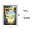 thumbnail image 2 of Rainbow of the Pacific - Hawaii - Vintage Hawaiian Travel Poster by Kerne Erickson - Master Art Print (Unframed) 12in x 18in, 2 of 4
