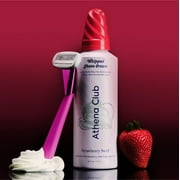 Athena Club Whipped Shave Cream - 6.7oz, Strawberry Swirl