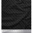 thumbnail image 1 of Soimoi Black Rayon Fabric Plus Sign Geometric Print Sewing Fabric Yard 56 Inch Wide, 1 of 3