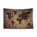 thumbnail image 3 of CAPSCEOLL World Map Wall Hanging, Black & Brown, 60X50 Inches - Perfect for College Dorm Room Decorations, 3 of 4