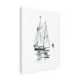 thumbnail image 2 of Trademark Fine Art Melissa Wang Blue Boat II Canvas Wall Art, 2 of 4