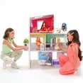 thumbnail image 2 of Rainbow High Child's Wooden 3-Storey Dollhouse, White, 19.9'', 2 of 6
