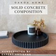 thumbnail image 3 of Bandeja decorativa OAKOA Concrete Black para mesa de café, 3 of 6