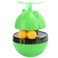 thumbnail image 3 of Gato gatito plataforma giratoria juguete fuga ajustable bola de comida juguetes interactivos suministros para mascotas verde, 3 of 5