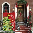 thumbnail image 6 of Sm:)e Merry Christmas Garden Flag 12x18 Inch Double Sided, Christmas Tree Xmas Winter Holiday Yard Outdoor Decorative Flag, 6 of 8