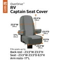 thumbnail image 4 of Classic Accessories OverDrive RV Captain Seat Cover - 2 Pack, 4 of 9