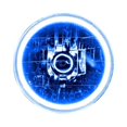 thumbnail image 1 of Oracle Light 6904002 5.75 in. Pre-Installed Sealed Beam Headlight, Blue, 1 of 1