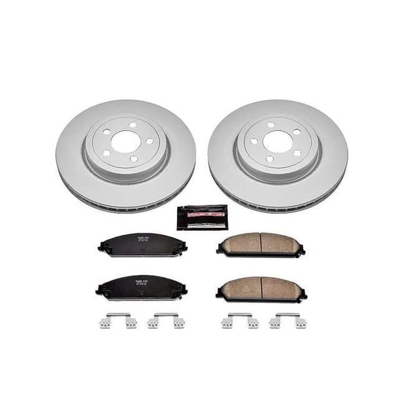 PowerStop Front Geomet Coated Brake Rotor and Pad Kit Fits: CHRYSLER DODGE Select Models CRK2560