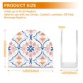 thumbnail image 4 of Yayeee Napkin Holder for Table Set of 2 Kitchen Paper Tissue Organization, Pink Mosaic Pattern, 4 of 8