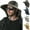 Dark Gray, variant on Waterproof Breathable Outdoor Sun Hat for Men with 50+ UPF Protection Safari Cap Wide Brim Fishing Hat with Neck Flap