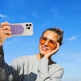 thumbnail image 4 of Teléfono magnético Selfie Grip Power Bank Charge para Huawei iPhone 14 Pro (Púrpura), 4 of 5