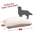 thumbnail image 2 of Majestic Pet Solid Color Rectangular Pillow Dog Bed Machine Washable Khaki Large 36" x 48" x 8", 2 of 5