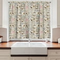 thumbnail image 2 of Ambesonne Vintage Kitchen Curtains, Coffee Espresso Machine, 55"x39", Pale Pink Beige, 2 of 3