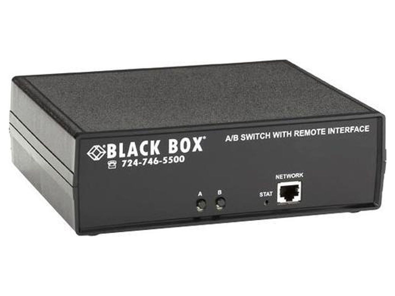 Black Box CAT6 Remotely Controlled Layer 1 A/B Switch, Latching, Ethernet, RS-232