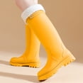 thumbnail image 5 of YUEHUA Womens Rain Boots Stylish Mid Calf Boots for Women Rainy Days Casual Outfits Outdoor Activities Waterproof Lightweight Anti-Slip Garden Boots, 5 of 8