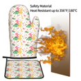 thumbnail image 5 of Bingfone Cute Baby Dinosaurs Print Oven Mitts Pot Holders Set 2 PCS for Kitchen for Cooking Grilling Baking BBQ Pot Holders Cook Essentials, 5 of 7