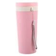 thumbnail image 4 of Tineasur Pink Portable Cup Leak Proof Water Bottle with Rope for Outdoor Use, 4 of 8
