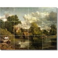 thumbnail image 1 of Ceramic Tile Mural-John Constable Country Painting 237. 32" w x 24" h using (12) 8 x 8 ceramic tiles, 1 of 3
