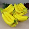 thumbnail image 4 of SIEYIO Simulation Artificial Fruit Banana Bunch for Restaurant Hotel Home Wedding Decors, 4 of 13