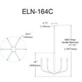 thumbnail image 2 of Dainolite - Eleanor - 4 Light Chandelier In Transitional Style-16 Inches Tall, 2 of 2