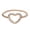 3 Gold, variant on Heart Shaped Ring English Alphabet Ring Jewelry Ring Female