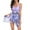Purple womens bathing suits, variant on Wycnly Bathing Suits for Women Womens Swimsuits Two Piece Swimsuit Womens Fashion Floral Print High Waist Swim Dress with Padded Ladies Girls Beach Modest Swimwear with Boyshorts Swimdrss