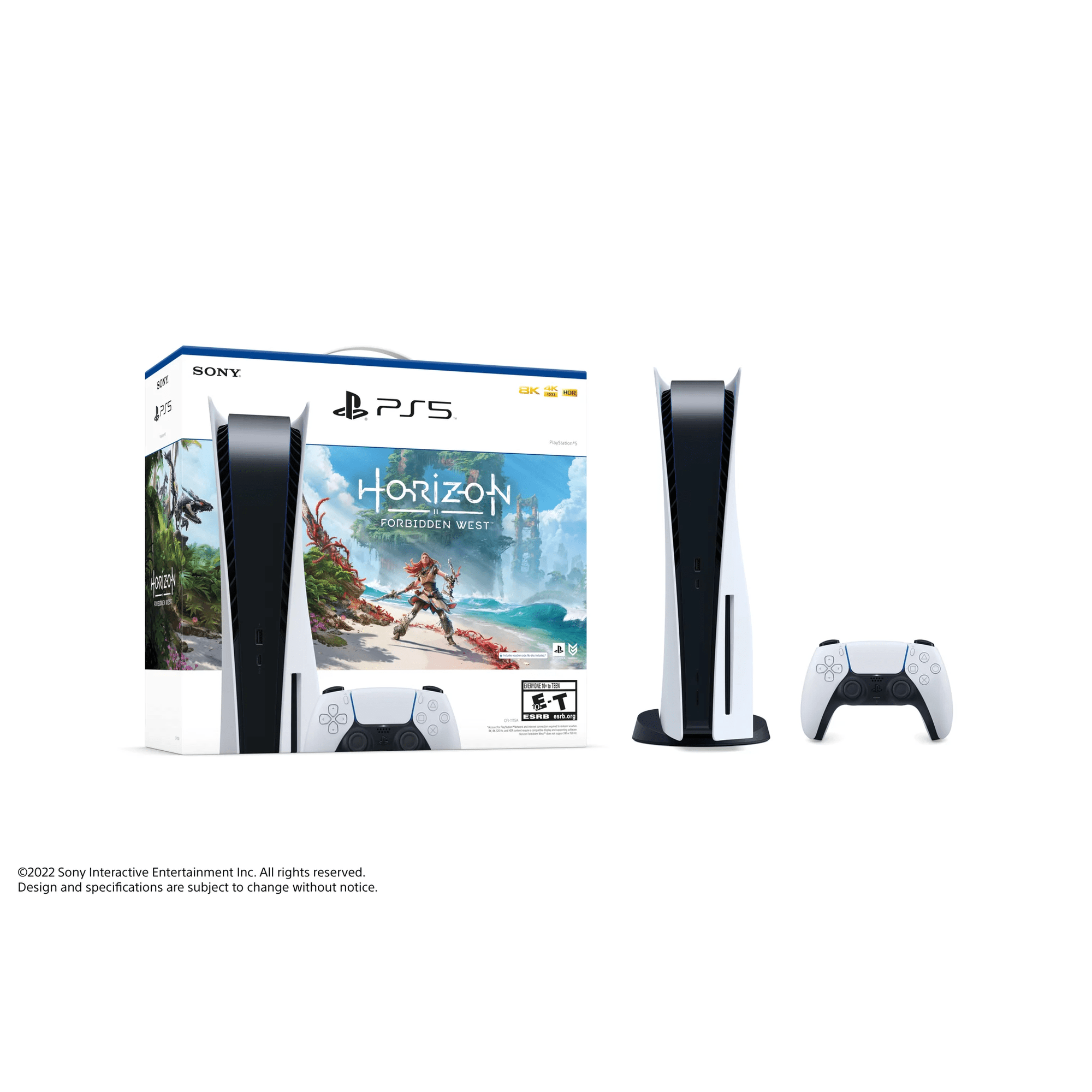 Sony PlayStation 5 Console Disc Edition Horizon Forbidden West Bundle with 825 GB Data Storage