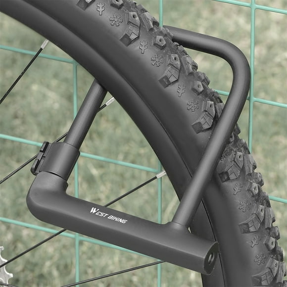 WEST BIKING U type lock,Bike Lock With 2 Lock Duty -theft Lock U-lock Heavy DutyU Type Lock Siuke Buzhi Duty - Lock