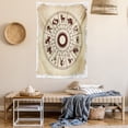 thumbnail image 2 of Zodiac Decor Tapestry, Wheel of Horoscope Icons on Distressed Backdrop Cosmos Occult Print Artwork, Wall Hanging for Bedroom Living Room Dorm Decor, 40W X 60L Inches, Brown Beige, by Ambesonne, 2 of 5