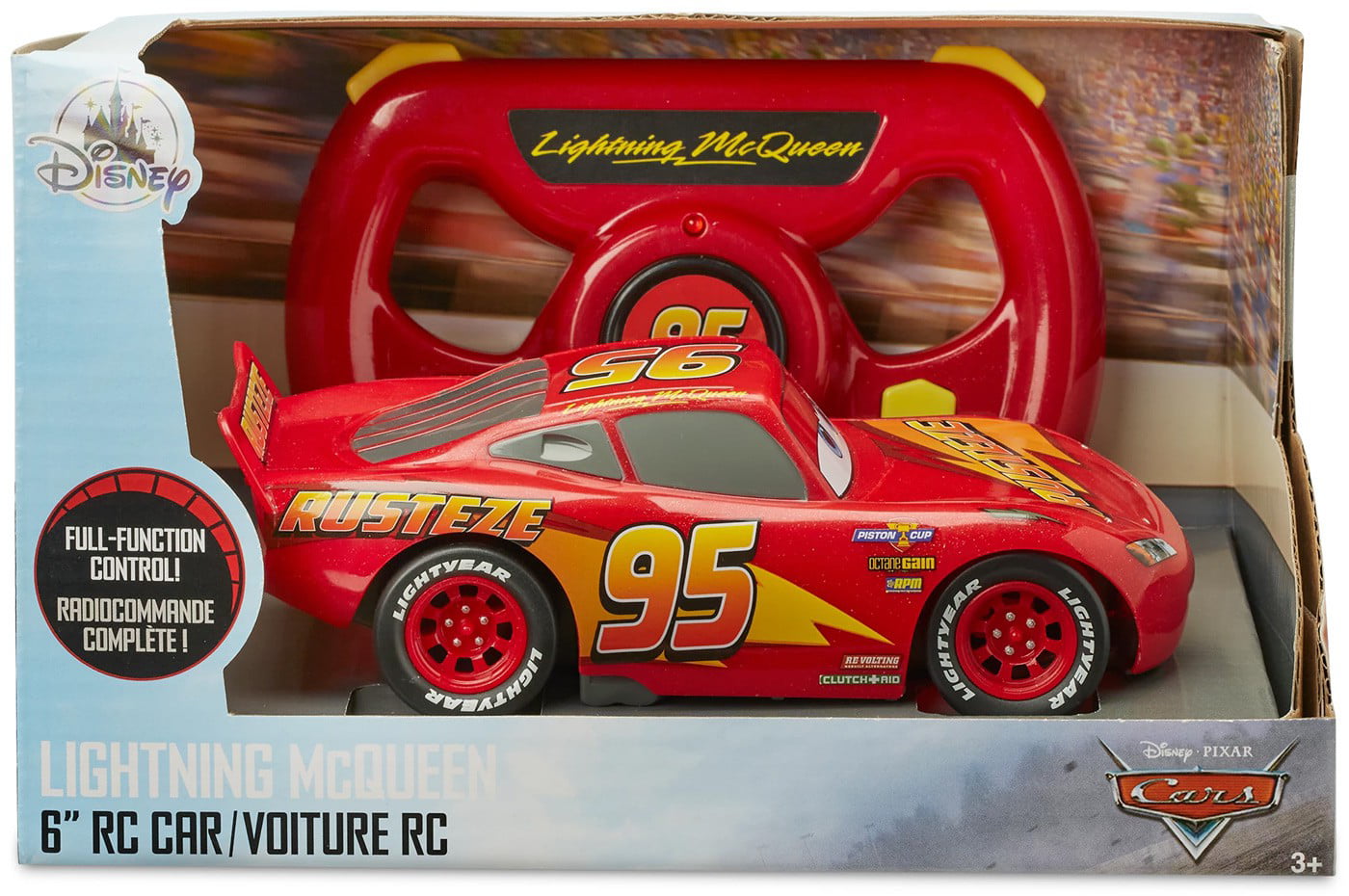 BX1 Disney Pixar Cars RC Champion Series Lightning McQueen Remote Control 