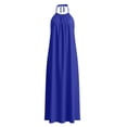 thumbnail image 5 of QHFBli Backless Dresses for Women Open Back Halter Maxi Dress Sleeveless Long Lounge Dress Spring Lounge Dresses, 5 of 5