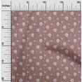 thumbnail image 2 of oneOone Cotton Cambric Dark Rose Brown Fabric Florals Quilting Supplies Print Sewing Fabric By The Yard 42 Inch Wide, 2 of 6