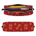thumbnail image 2 of Honeii Gingerbread Man Pattern Pencil Case, Pencil Pouch, Pencil Case Small, Pencil Pouch Aesthetic, PVC Pencil Pouch, Pencil Bag, Makeup Pouch, 2 of 7