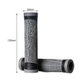 thumbnail image 6 of Kripyery 1 Pair Handlebar Sleeves Non-slip Clear Texture Anti Skid Silicone Shock Absorption Bicycle Handlebar Grips Stoppers for Mountain Bikes, 6 of 8