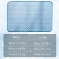 thumbnail image 3 of Dog Cooling Mat for Large Dogs, Denbek Breathable Self Cooling Crate Mat for Dogs & Cats, Portable Washable Pet Cooling Pad for Sofa, Bed, Floor, Car Travel 50*40cm, 3 of 8