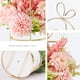 thumbnail image 3 of Arreglo de flores de seda en macetas pequeñas con flores falsas y jarrón, centro de mesa para boda, hogar y oficina, 3 of 5