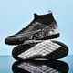 thumbnail image 3 of Zapatillas de fútbol para hombre, zapatos de entrenamiento de tobillo alto, botas de fútbol profesionales, ultraligeras, Partido de césped al aire libre, Unisex, TF/FG, nuevas, 3 of 5