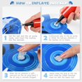 thumbnail image 4 of Shark Inflatable Beach Ball for Kids 16 Inch, Transparent Inflatable Ball for Beach Toys for Kids and Toddlers, Large Pool Ball - Pool Toys and Summer Beach Party Favors., 4 of 5