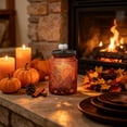 thumbnail image 4 of Decorative Vintage Glass Storage Jar with Airtight Lid and Pumpkin Knob 6 Inch Canister for Fall Thanksgiving Table Centerpiece Kitchen Countertop Display, 4 of 6