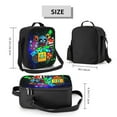 thumbnail image 2 of Geometry Dash Lunch Bags Insulated Lunch Box Container Adjustable Cooler Tote Bag Shoulder Bag, 2 of 8