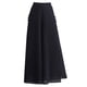 thumbnail image 5 of Abrigo de gasa con abertura lateral de moda para verano, cintura trasera elástica y suelta, pantalones largos casuales y elegantes., 5 of 5