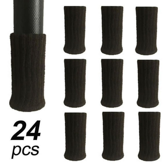High-Density Elastic Floor Protectors, Non-Slip Design for Chairs 24-Pack Chair Leg Socks