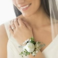 thumbnail image 1 of Ramillete de muñeca y Boutonniere Colcomx Set Ramo de novia de boda, 1 of 8