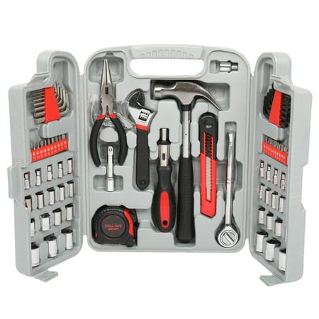 

186PCS Tool Set household tool sets with case Grey & Black