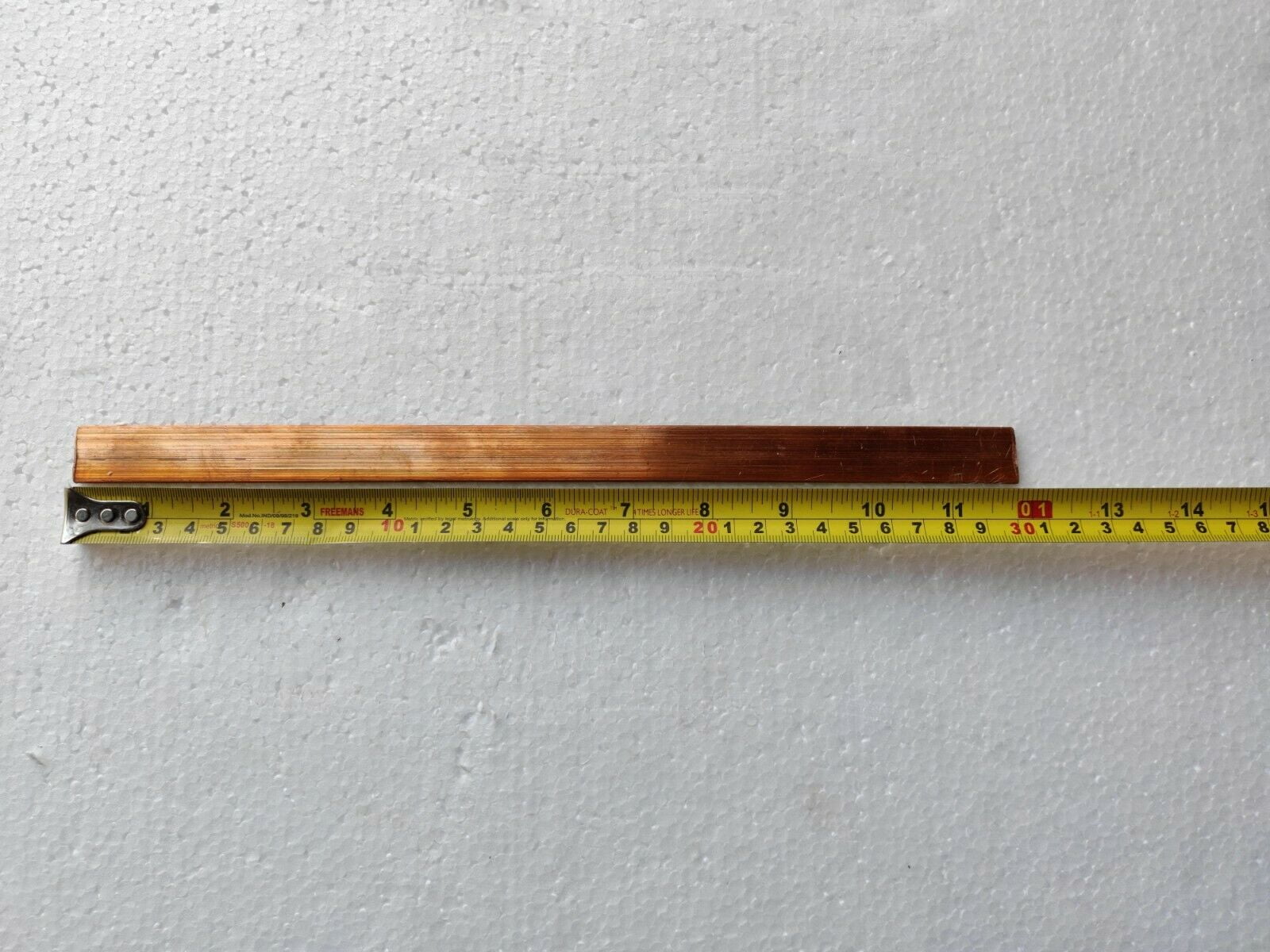 1/8" x 3/4" Copper BAR 12" Long Solid Flat Mill Bar Stock 0.125” x 0.