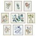 thumbnail image 4 of Kate and Laurel Sylvie Wild Salvia Framed Canvas Wall Art by Sara Berrenson, 18 x 24, Gold, Decorative Flower Art for Wall, 4 of 6