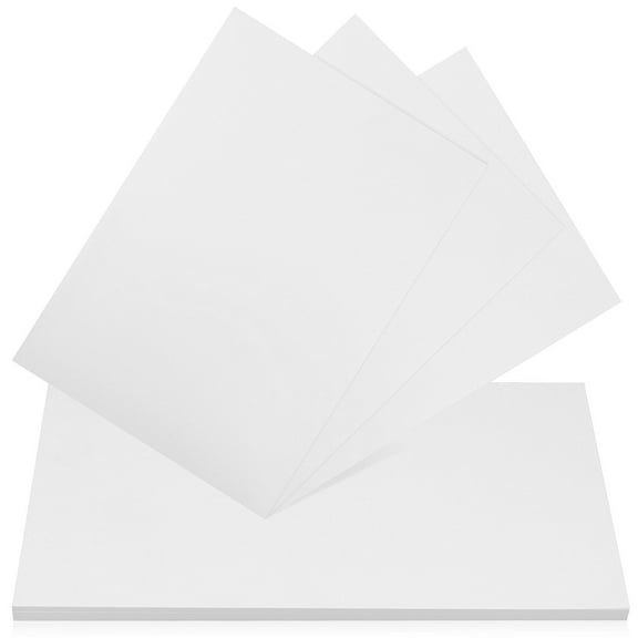 Masteelf  50 Sheets DIY Card Scrapbooking Blank Cards for Making Office White