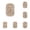 Beige, variant on Gytml Mesh Quick Drain Soap Saver Mat Non- Porous Soap Dish Pad Reusable Water Draining Soap Holder Liner For Bathroom Sink Counter Kitchen Soap Storage(Beige-6PCS)
